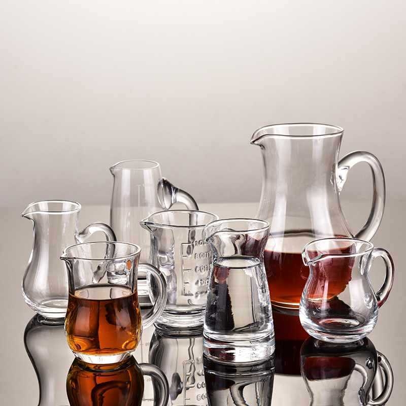 Set čašica za žestoka pića od običnog stakla, kapacitet preko 1000 ml, više od 10 komada, jednostavan stil