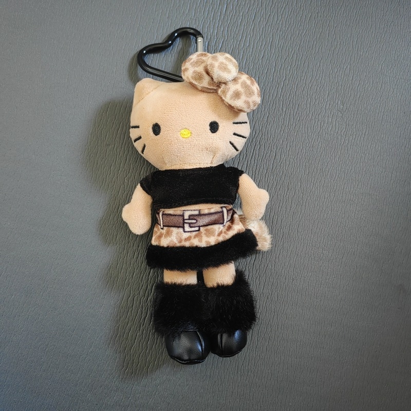 Plišana mačkica s dugim nogama, privjesak za torbu, PP pamuk punjenje, super mekan kratki pliš, za uzrast 14+