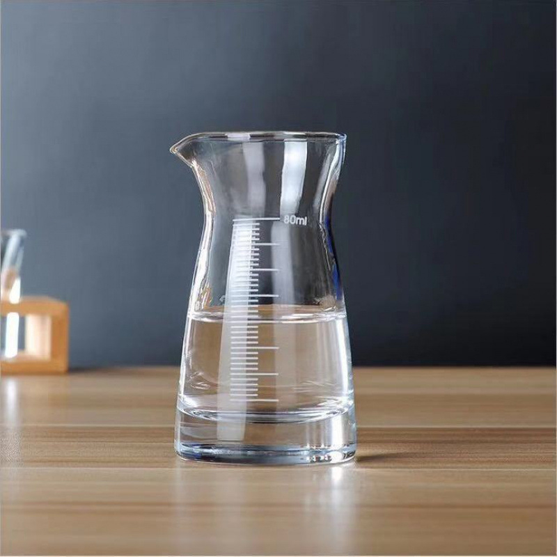 Ólommentes kristályból készült likőr-dekanter készlet mérőskálával – poharakkal otthoni használatra, stílus: új kínai stílus