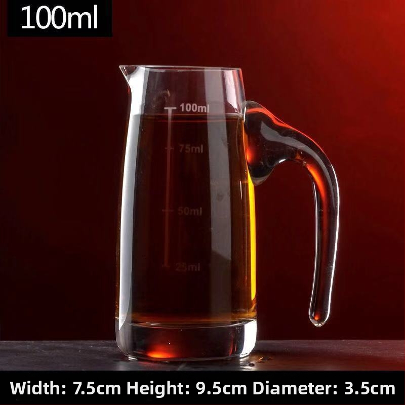 Dekanter na likér z bezolovnatého krištáľového skla so stupnicou – set pohárov pre domáce použitie, štýl: nový čínsky štýl