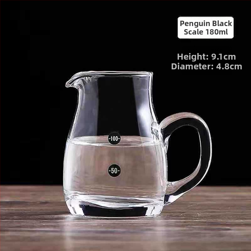 Dekanter na likér z bezolovnatého krištáľového skla so stupnicou – set pohárov pre domáce použitie, štýl: nový čínsky štýl