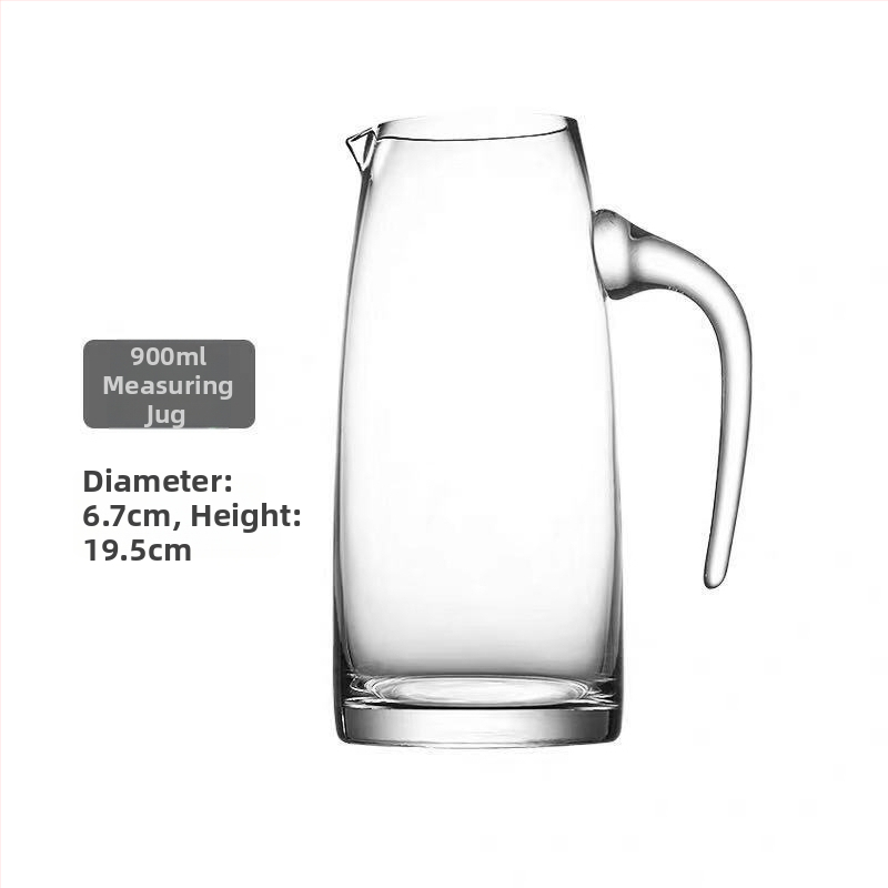 Dekanter na likér z bezolovnatého krištáľového skla so stupnicou – set pohárov pre domáce použitie, štýl: nový čínsky štýl