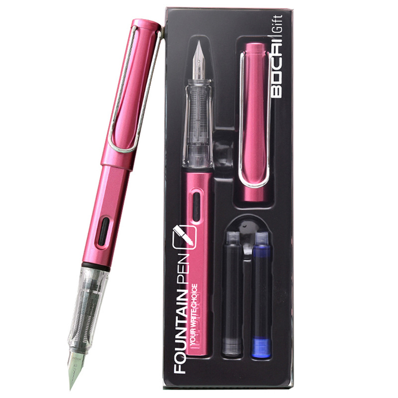 Bočai BC9019 set pisaća u poklon kutiji — za učenike osnovne škole, iridijsko pero, sustav tinte s rotacijom upijanja, model BC9019