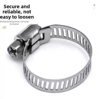 Spona na hadicu z 201 nerezovej ocele, americký štýl, pre plynové rúry, nominálny priemer 10-200 mm