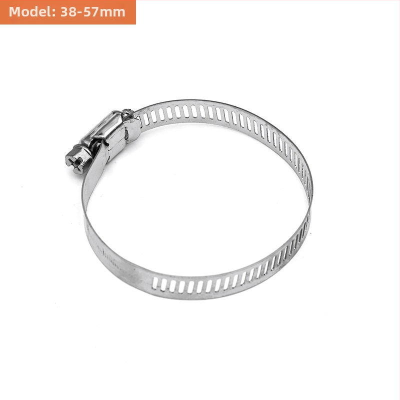 Spona na hadicu z 201 nerezovej ocele, americký štýl, pre plynové rúry, nominálny priemer 10-200 mm
