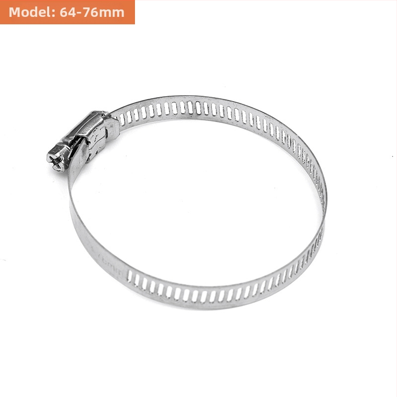 Spona na hadicu z 201 nerezovej ocele, americký štýl, pre plynové rúry, nominálny priemer 10-200 mm
