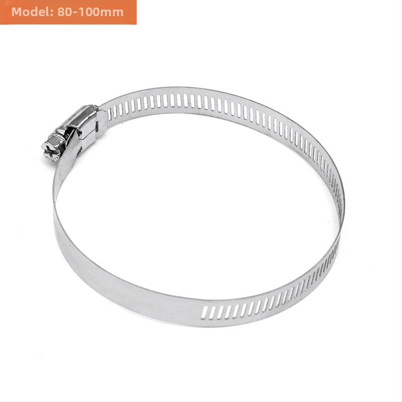 Spona na hadicu z 201 nerezovej ocele, americký štýl, pre plynové rúry, nominálny priemer 10-200 mm