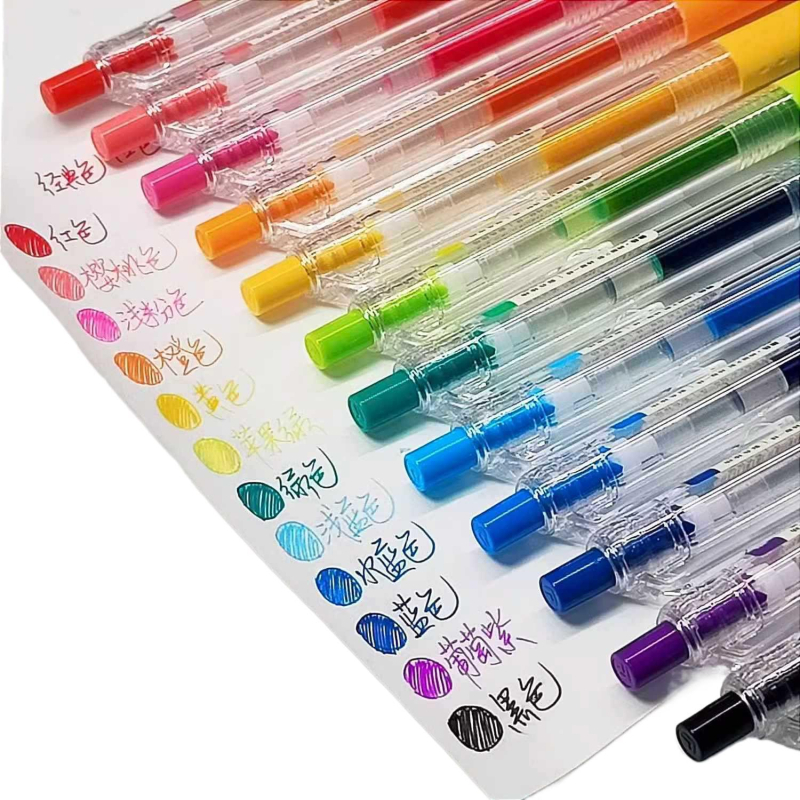 Gel pero, Marvel serija, pritisni mehanizam, metalni vrh, plastično kućište