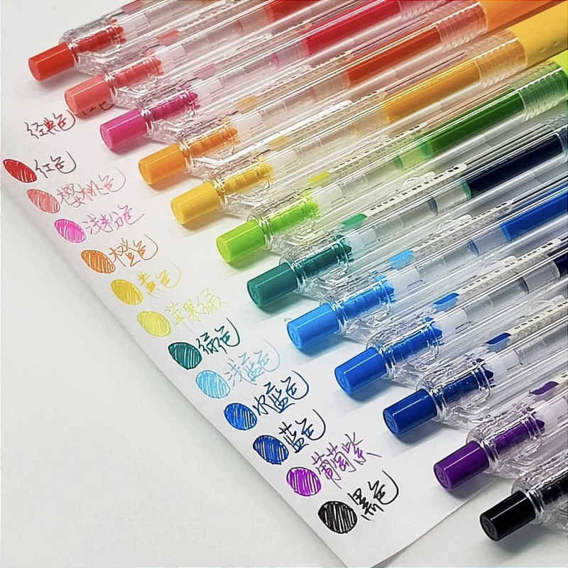 Gel pero, Marvel serija, pritisni mehanizam, metalni vrh, plastično kućište