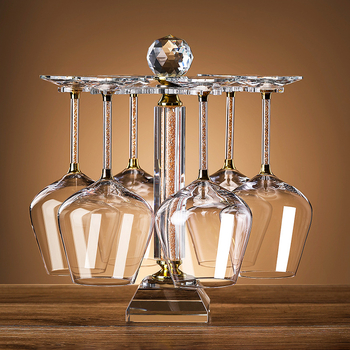 Σετ περιστρεφόμενου ντεκαντέρ για κρασί από κρύσταλλο, διαμαντικός σχεδιασμός, Νορδικό στυλ, 6–10 τεμάχια, χωρητικότητα 1–100 ml