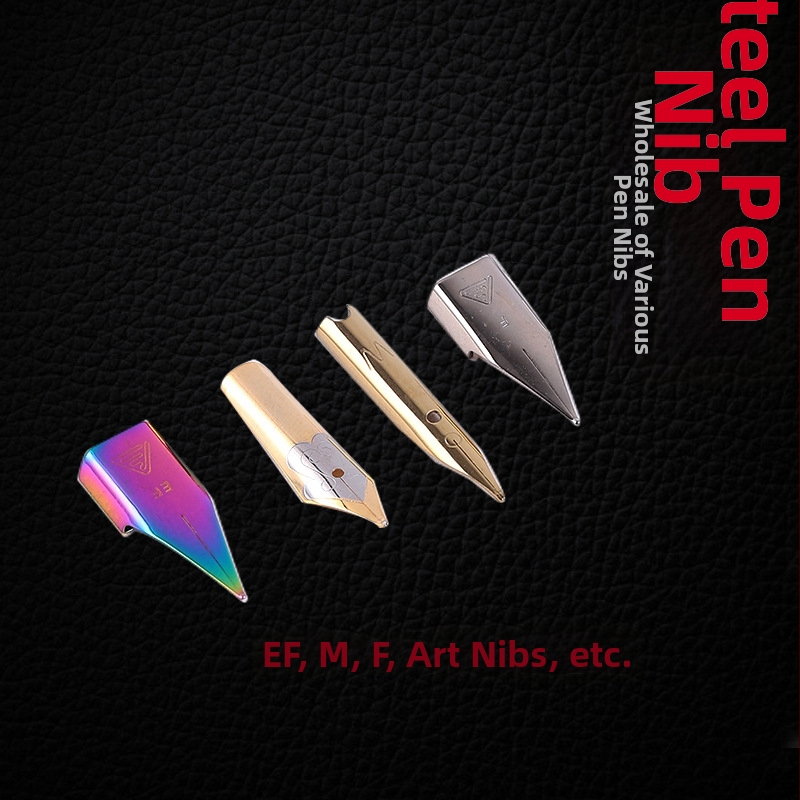 Kovové nib pre výmenu — náhradné pero, hromadné balenie