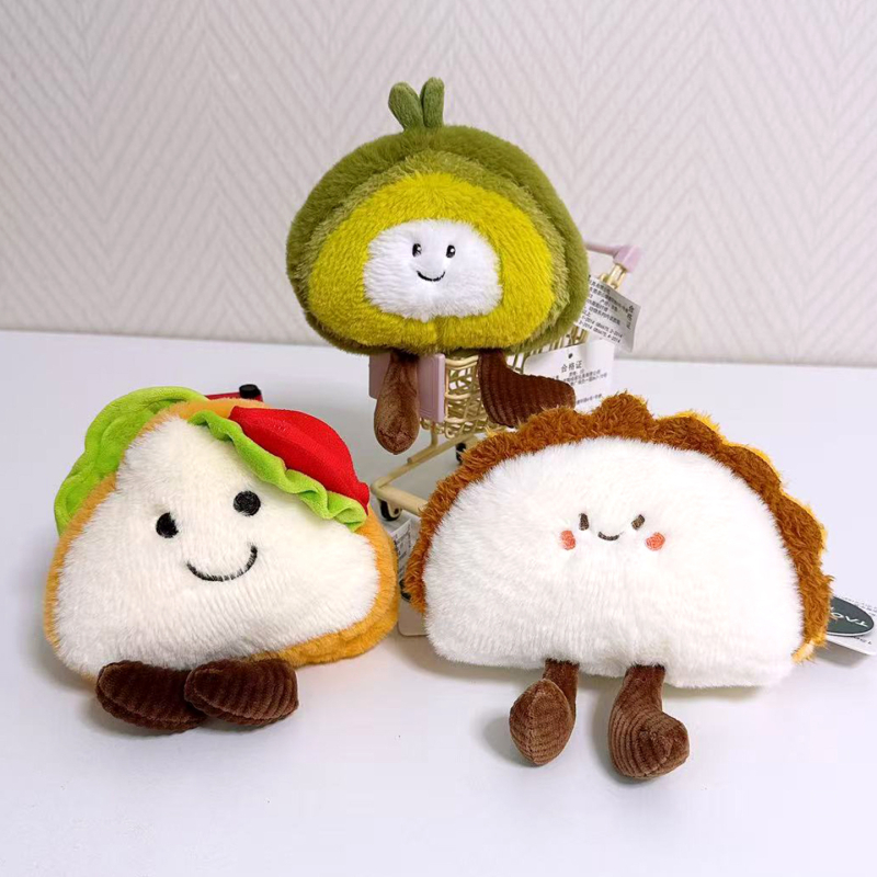 Plush igračka u obliku torte, desertna serija, PP pamuk punjenje, visokokvalitetni pliš, za uzrast 7-14