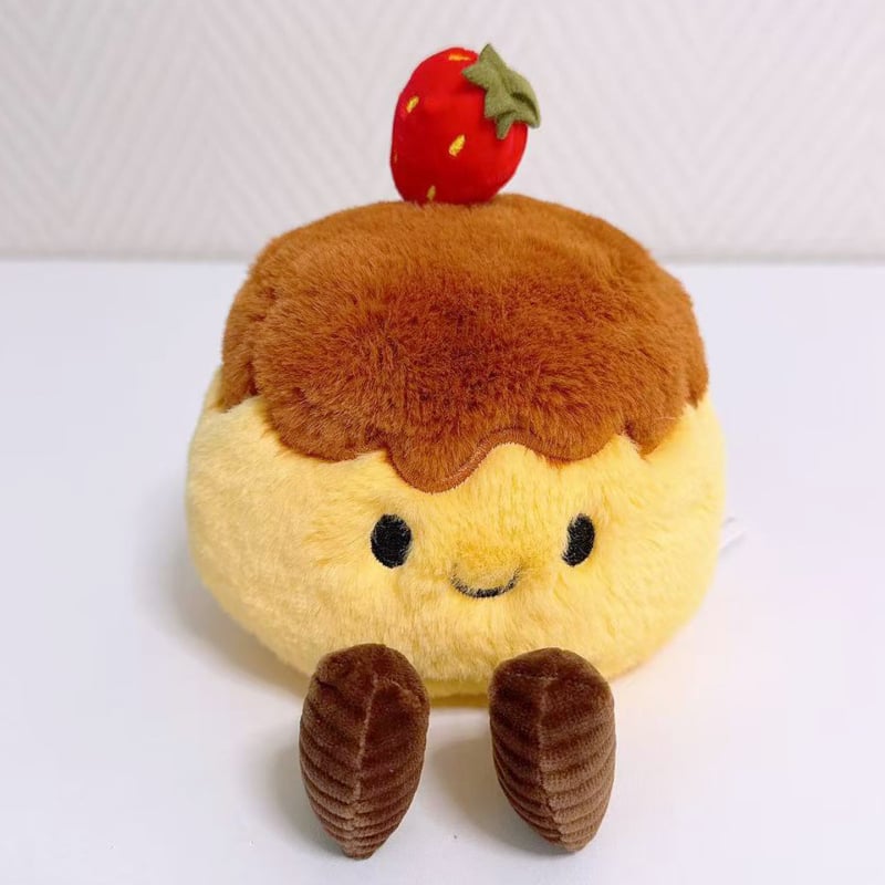 Plush igračka u obliku torte, desertna serija, PP pamuk punjenje, visokokvalitetni pliš, za uzrast 7-14