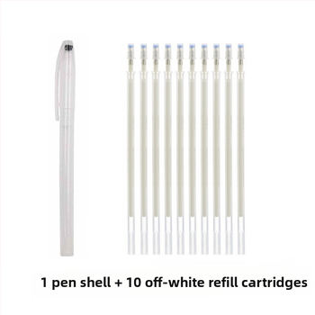 DD Náhradná náplň na šitie oblečenia – Pero s vysokoteplotným vymazaním, plastové telo, šírka čiary 0,7 mm