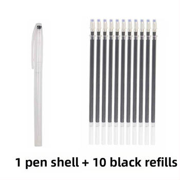 DD Náhradná náplň na šitie oblečenia – Pero s vysokoteplotným vymazaním, plastové telo, šírka čiary 0,7 mm