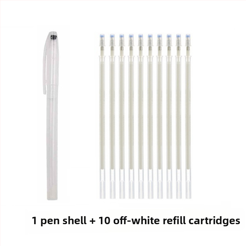 DD Náhradná náplň na šitie oblečenia – Pero s vysokoteplotným vymazaním, plastové telo, šírka čiary 0,7 mm