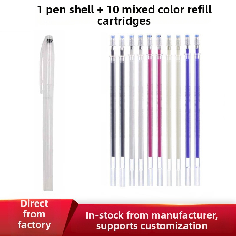 DD Náhradná náplň na šitie oblečenia – Pero s vysokoteplotným vymazaním, plastové telo, šírka čiary 0,7 mm