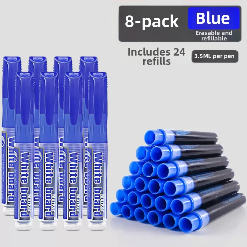 Marker na tabuľu s vodnou bázou, široká špička, ľahko zotrie, pre učiteľov — Značka Olympic Entertainment