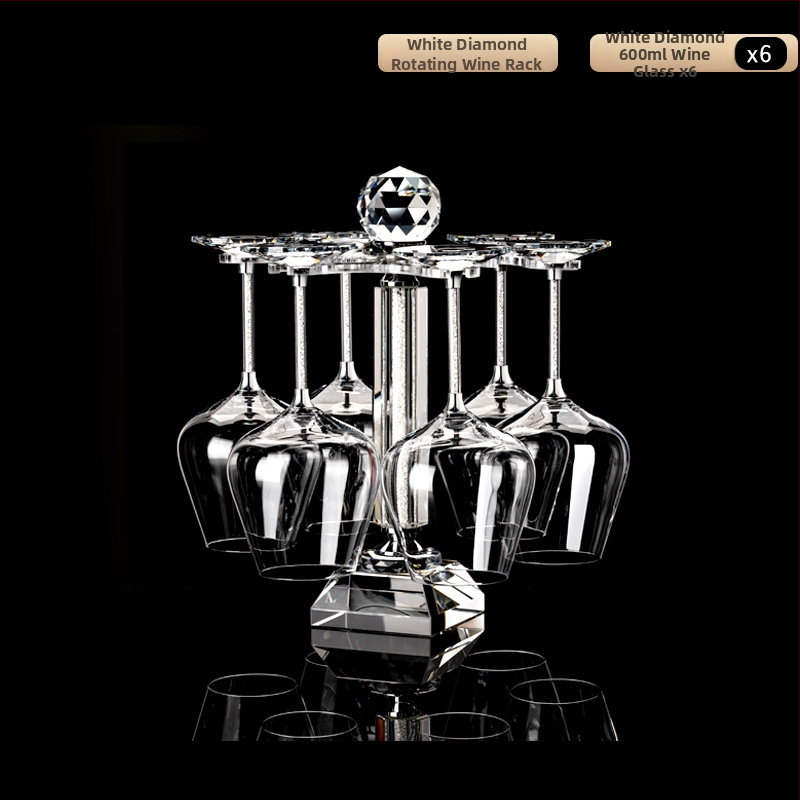 Σετ ποτηριών κρασιού από γυαλί, Premium ποιότητα, Μοντέρνο μινιμαλιστικό στυλ, Συσκευασμένο σε κουτί από χαρτόνι