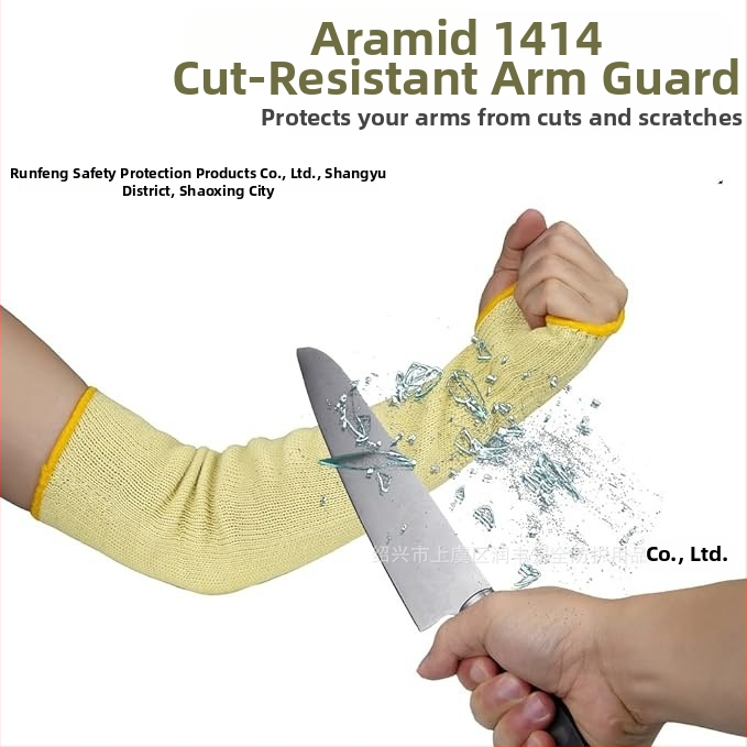 Runfeng aramid 1414 rukávy proti porezu s tepelnou izoláciou, odolné voči opotrebeniu pre kuchyňu, záhradu a sklársky priemysel