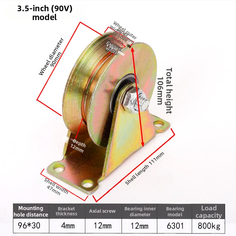 Rulment pentru șină de înaltă rezistență - Șină în formă de U, șină dublă, șină din oțel color, ghidaj pentru cablu de oțel tractare-push, șină în formă de V; Utilizare: Construcții; Marca: Jinyang