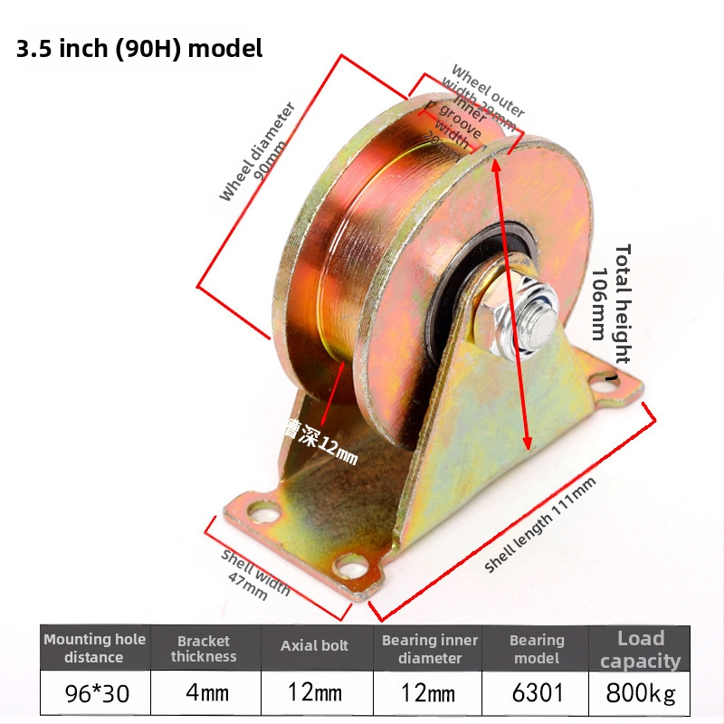 Rulment pentru șină de înaltă rezistență - Șină în formă de U, șină dublă, șină din oțel color, ghidaj pentru cablu de oțel tractare-push, șină în formă de V; Utilizare: Construcții; Marca: Jinyang