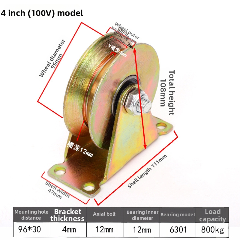 Rulment pentru șină de înaltă rezistență - Șină în formă de U, șină dublă, șină din oțel color, ghidaj pentru cablu de oțel tractare-push, șină în formă de V; Utilizare: Construcții; Marca: Jinyang