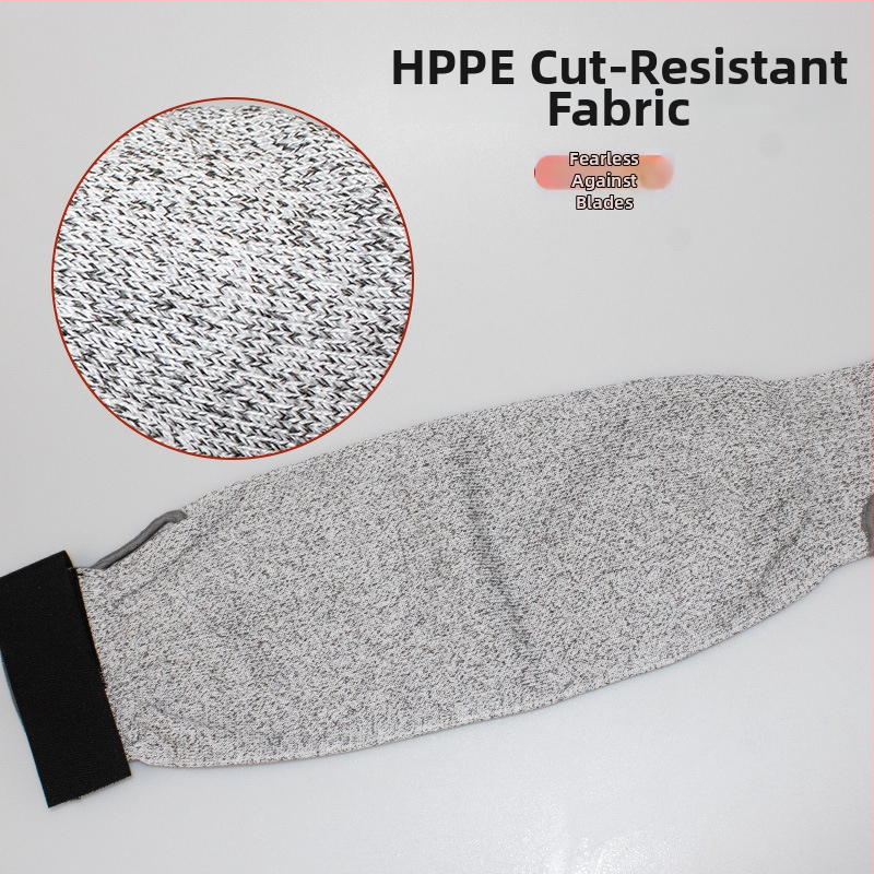 HPPE ochranný návlek na predlaktie, úroveň 5, rezistentný voči rezu a opotrebeniu, vhodný pre spracovanie skla a kovov