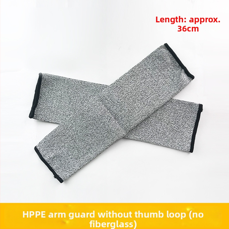 HPPE ochranný návlek na predlaktie, úroveň 5, rezistentný voči rezu a opotrebeniu, vhodný pre spracovanie skla a kovov