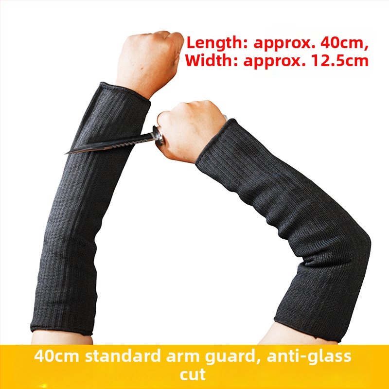 HPPE ochranný návlek na predlaktie, úroveň 5, rezistentný voči rezu a opotrebeniu, vhodný pre spracovanie skla a kovov