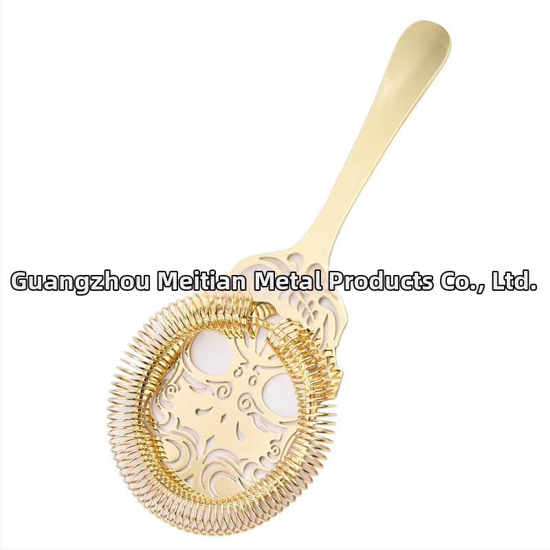 Filtr na ľad pre koktaily z nehrdzavejúcej ocele, Nuobaichen, 91 g, uvedený na trh v roku 2022, jednorazové balenie