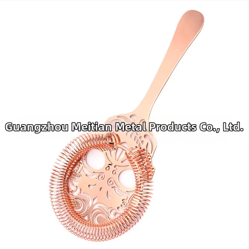 Filtr na ľad pre koktaily z nehrdzavejúcej ocele, Nuobaichen, 91 g, uvedený na trh v roku 2022, jednorazové balenie