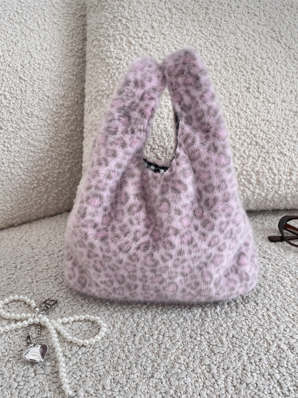 SOZAKKA pliš torbica za ruku, dvostruki remen, gradski stil, uspravni pravokutni oblik, šifra 510232