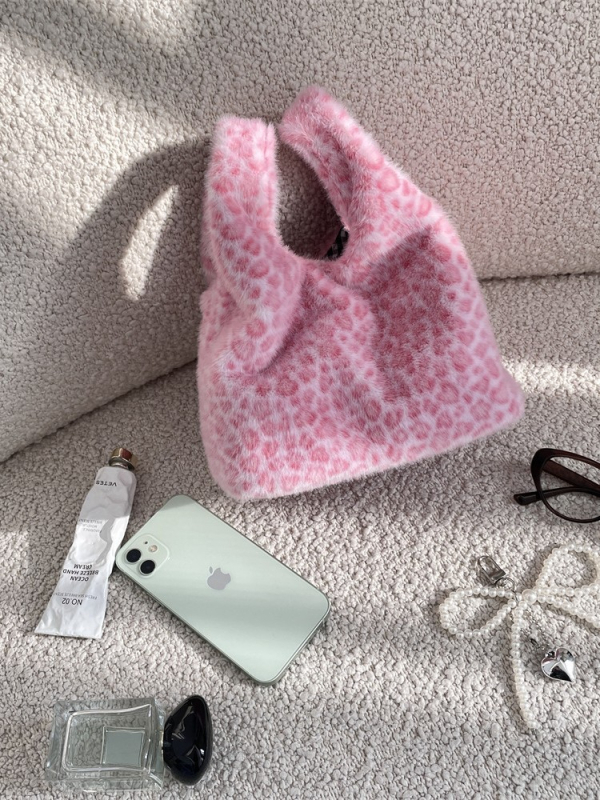 SOZAKKA pliš torbica za ruku, dvostruki remen, gradski stil, uspravni pravokutni oblik, šifra 510232