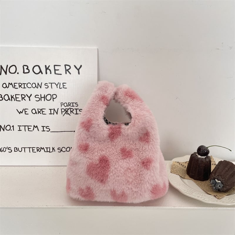 SOZAKKA pliš torbica za ruku, dvostruki remen, gradski stil, uspravni pravokutni oblik, šifra 510232