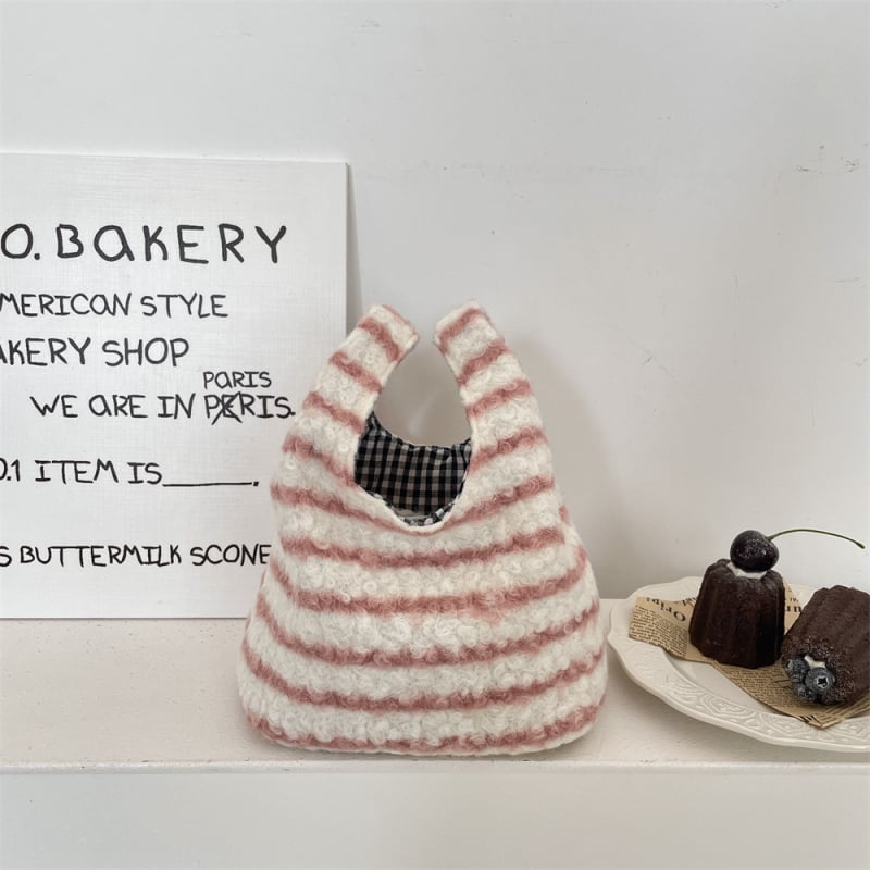 SOZAKKA pliš torbica za ruku, dvostruki remen, gradski stil, uspravni pravokutni oblik, šifra 510232