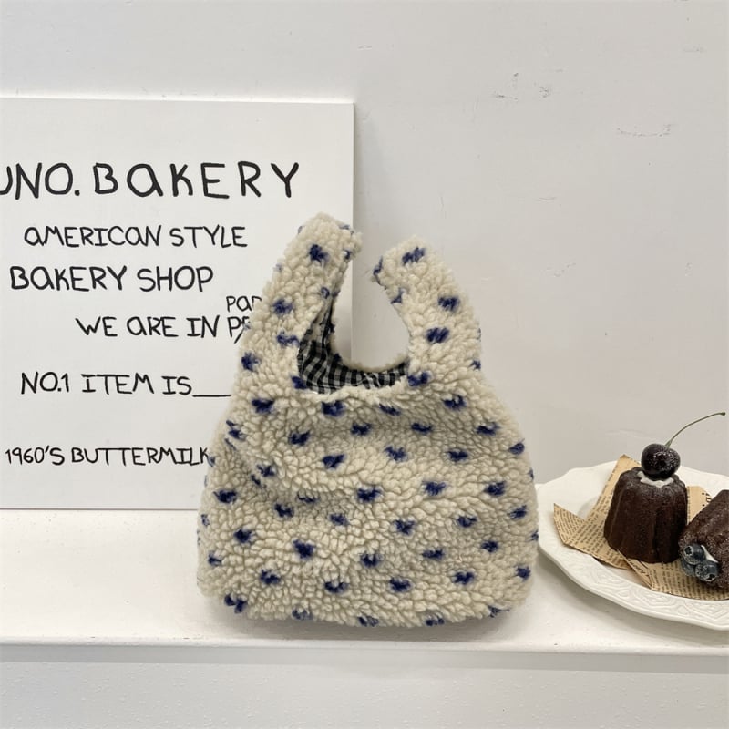 SOZAKKA pliš torbica za ruku, dvostruki remen, gradski stil, uspravni pravokutni oblik, šifra 510232