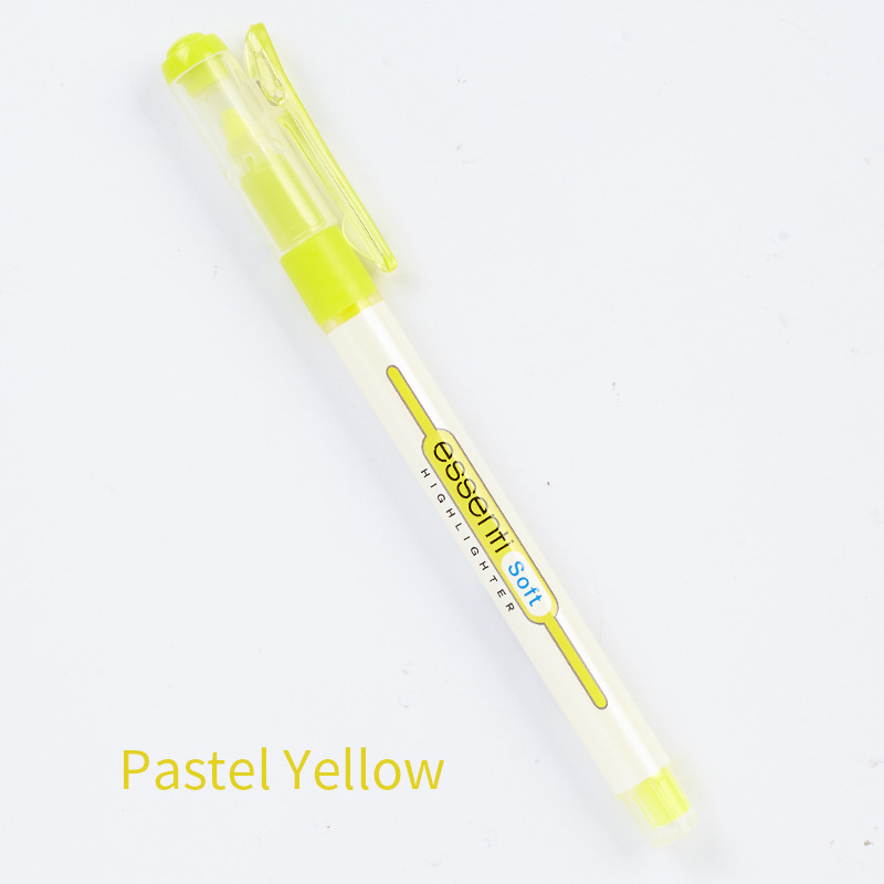 Marker de evidențiere Monami Munami, model 06017, corp din plastic, 18 culori, ambalat în cutie, cu un singur cap