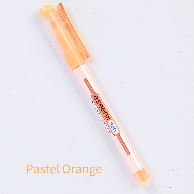 Marker de evidențiere Monami Munami, model 06017, corp din plastic, 18 culori, ambalat în cutie, cu un singur cap