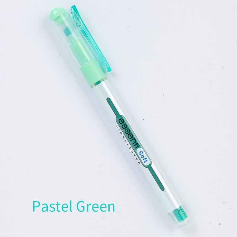 Marker de evidențiere Monami Munami, model 06017, corp din plastic, 18 culori, ambalat în cutie, cu un singur cap