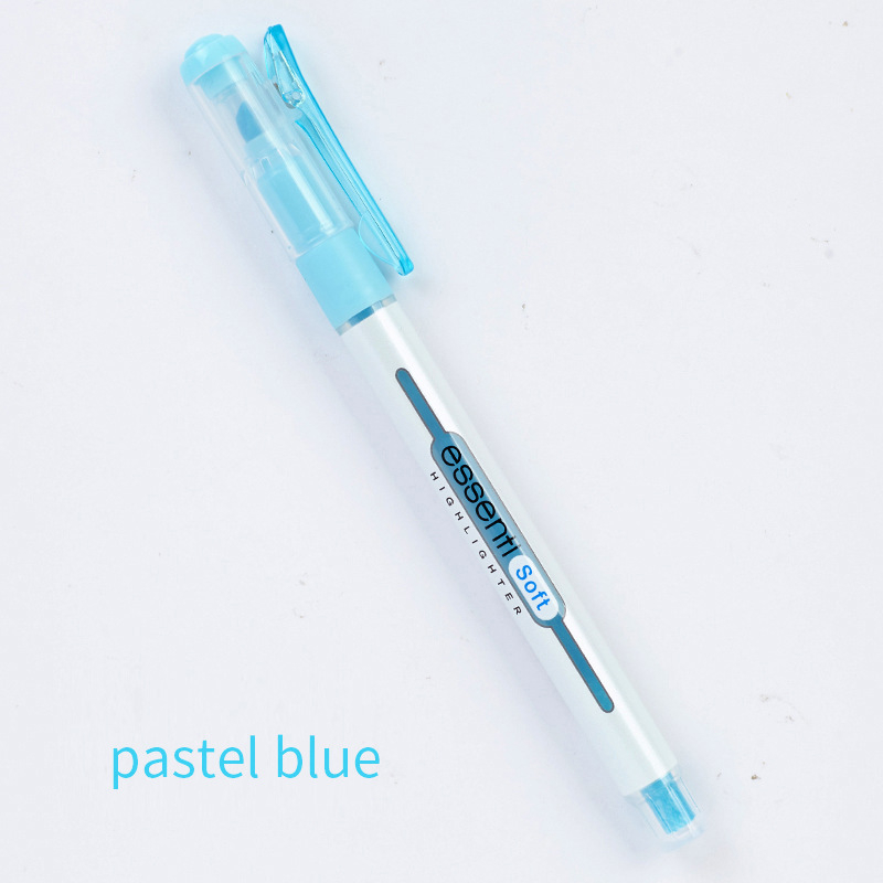 Marker de evidențiere Monami Munami, model 06017, corp din plastic, 18 culori, ambalat în cutie, cu un singur cap