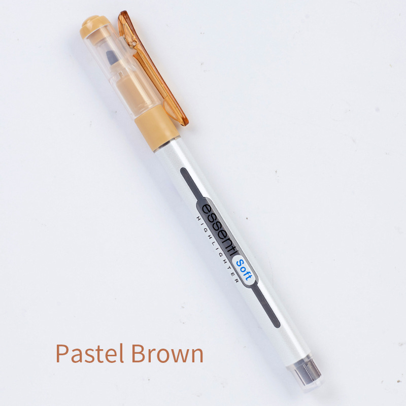 Marker de evidențiere Monami Munami, model 06017, corp din plastic, 18 culori, ambalat în cutie, cu un singur cap