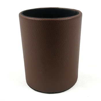 Cutie din piele pentru pixuri, model BT-0027, piele PVC + carton, logo personalizat, deschidere fără capac, stil modern minimalist