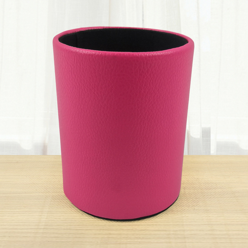 Cutie din piele pentru pixuri, model BT-0027, piele PVC + carton, logo personalizat, deschidere fără capac, stil modern minimalist