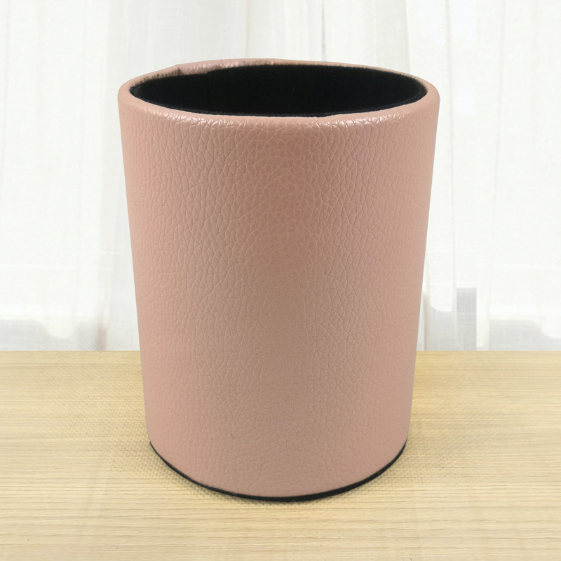 Cutie din piele pentru pixuri, model BT-0027, piele PVC + carton, logo personalizat, deschidere fără capac, stil modern minimalist