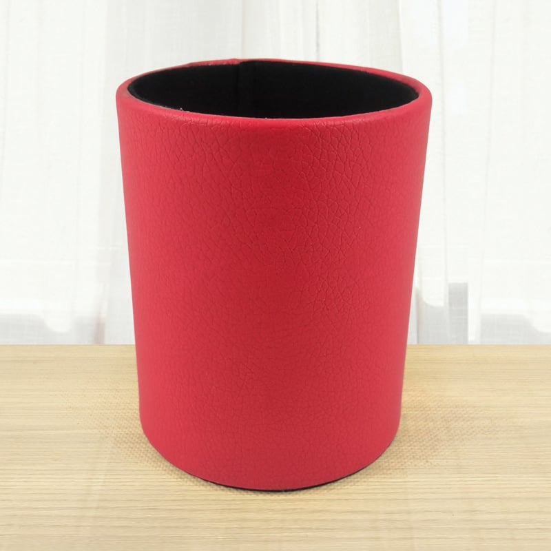 Cutie din piele pentru pixuri, model BT-0027, piele PVC + carton, logo personalizat, deschidere fără capac, stil modern minimalist