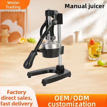 Ručný lis na ovocie z liatiny, na pomarančový a citrónový džús, neelektrický, vhodný pre ľahké komerčné použitie, možnosť tlače loga