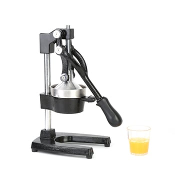 Presă manuală pentru fructe din fontă, pentru portocale și lămâi, neelectrificată, pentru utilizare comercială ușoară, posibilitatea imprimării logo-ului