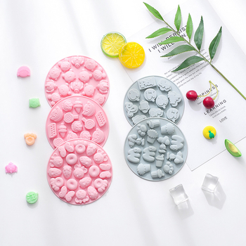 Formă de ciocolată din silicon, rotundă, pentru bomboane DIY și jeleuri