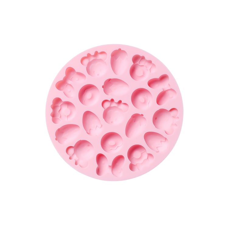 Formă de ciocolată din silicon, rotundă, pentru bomboane DIY și jeleuri